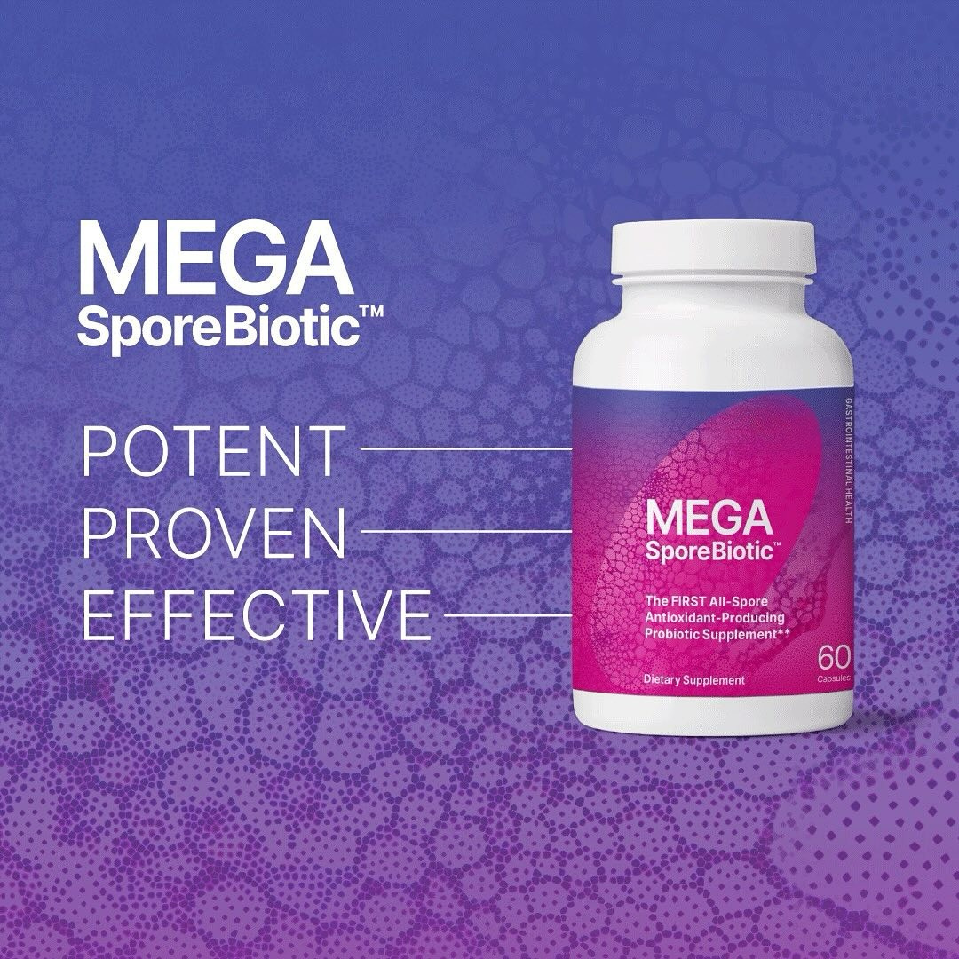 MegaSporeBiotic Probiotics for Women & Men 60 Capsules